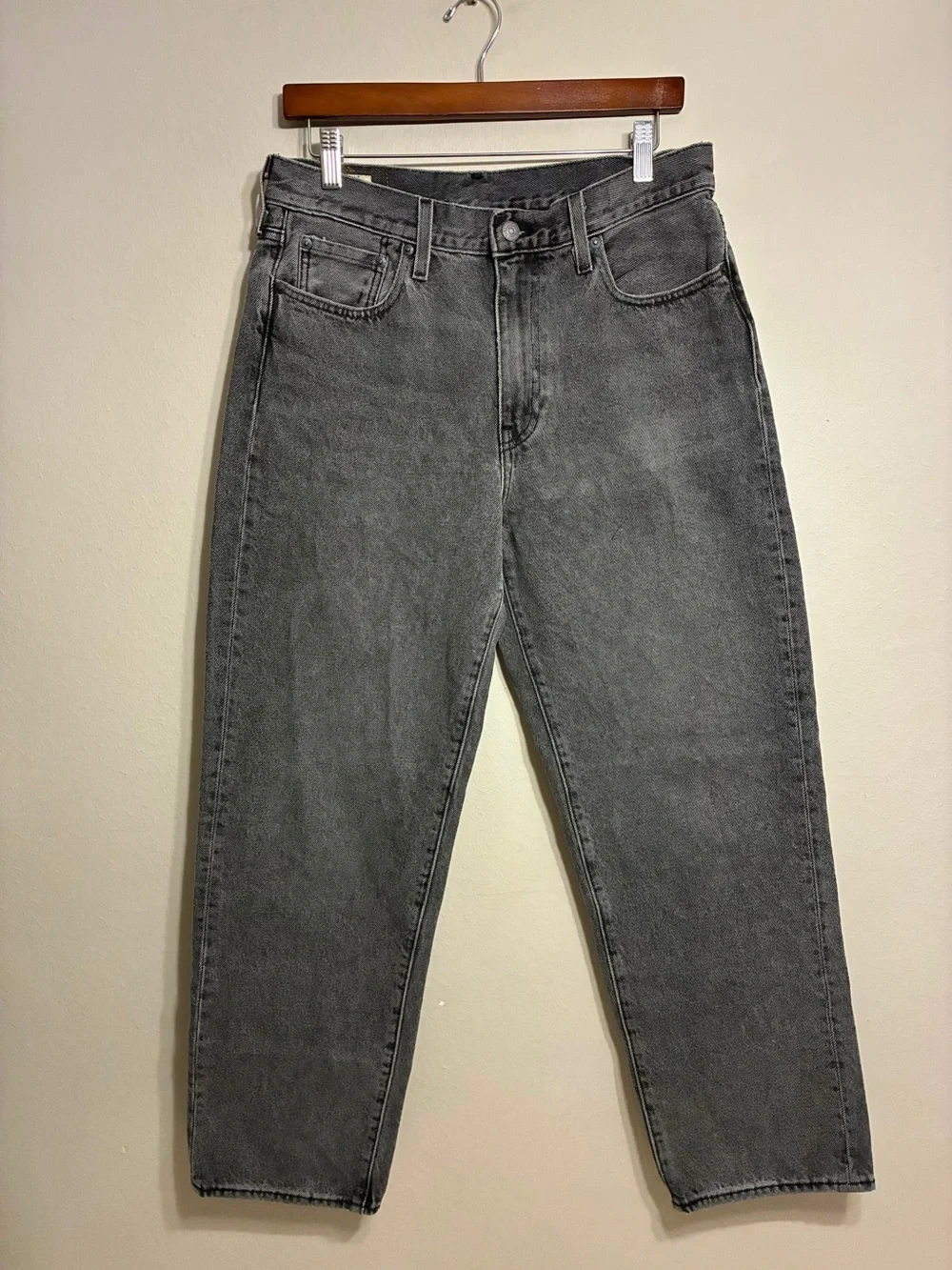 Levi's 568 Loose Straight Men Grey Jeans 100% Cotton 30x30
